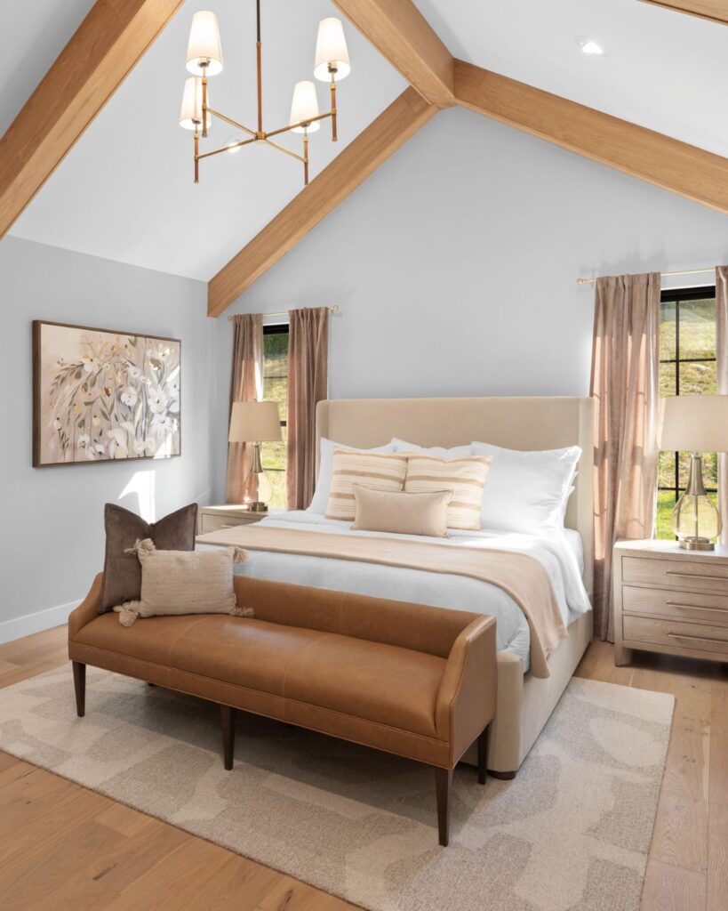 European modern farmhouse interior