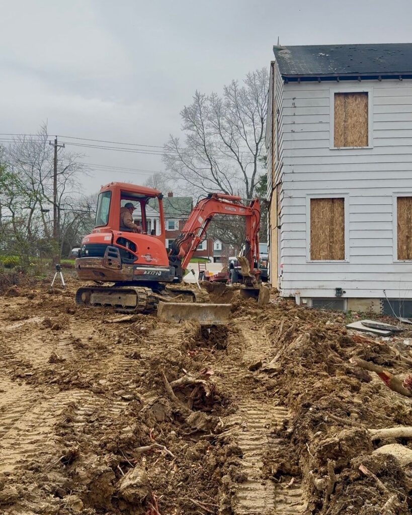 100 year old home foundation work
