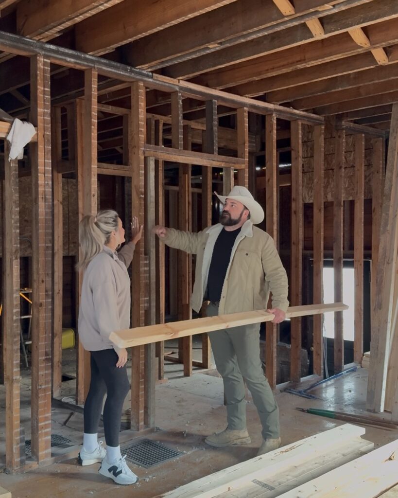framing a historic home