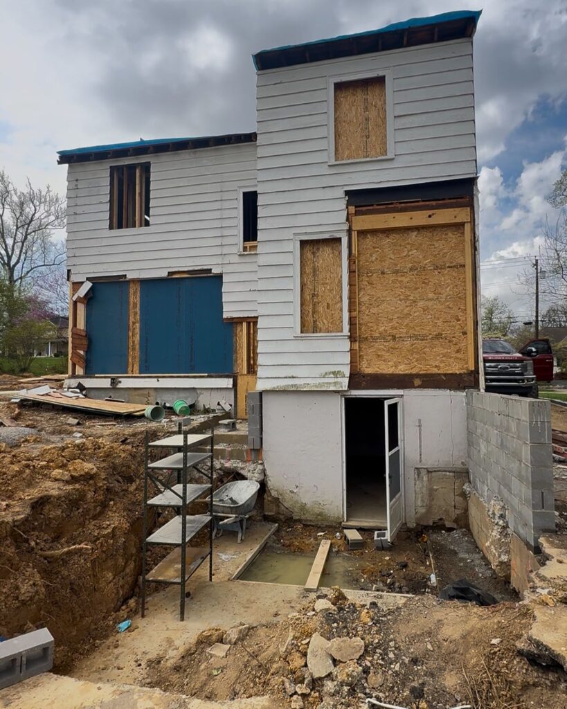 framing a historic home